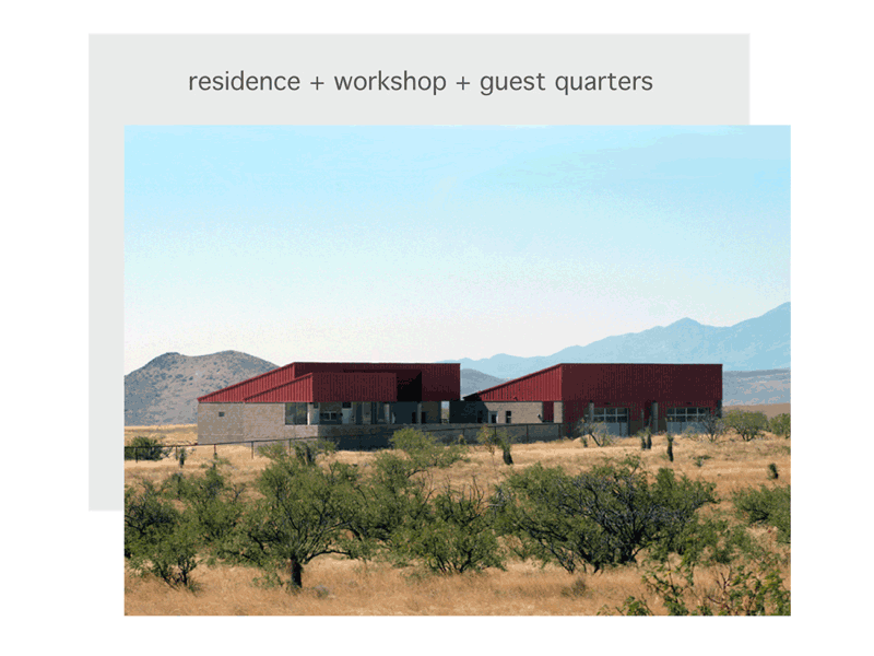 pima county residence + workshop + guest quarters